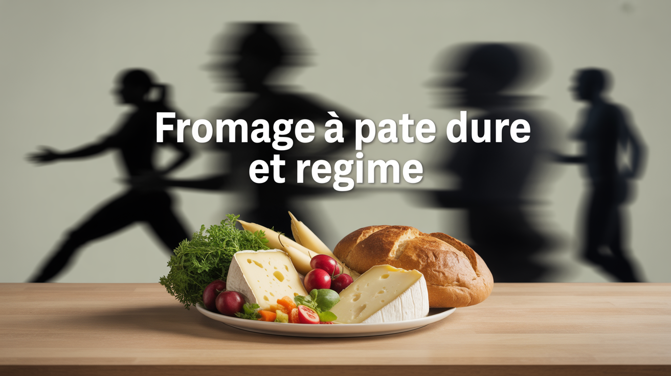 assiette equilibrée fromage a pate dure crudites pain complet