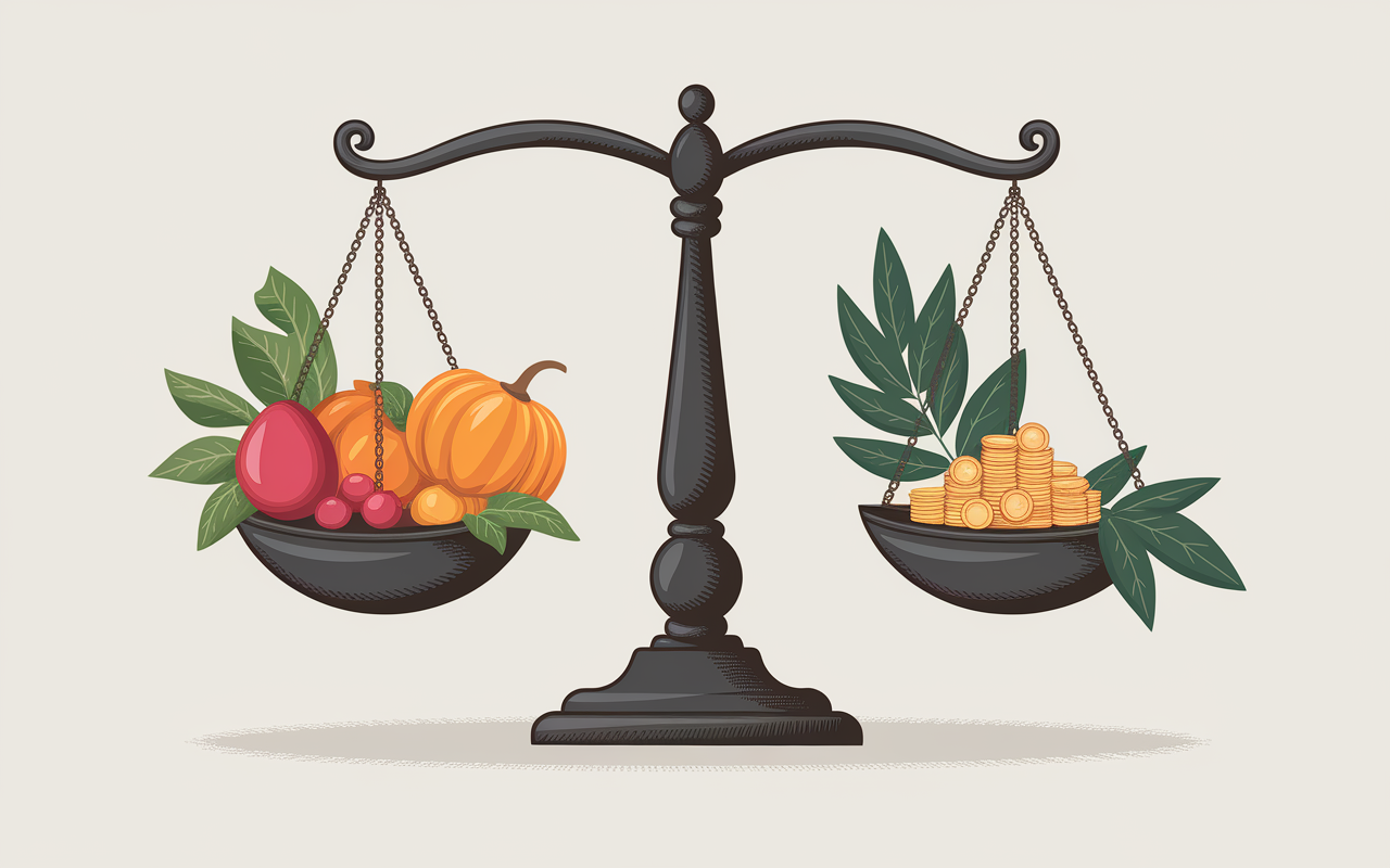 Balance legumes automne economie ecologique
