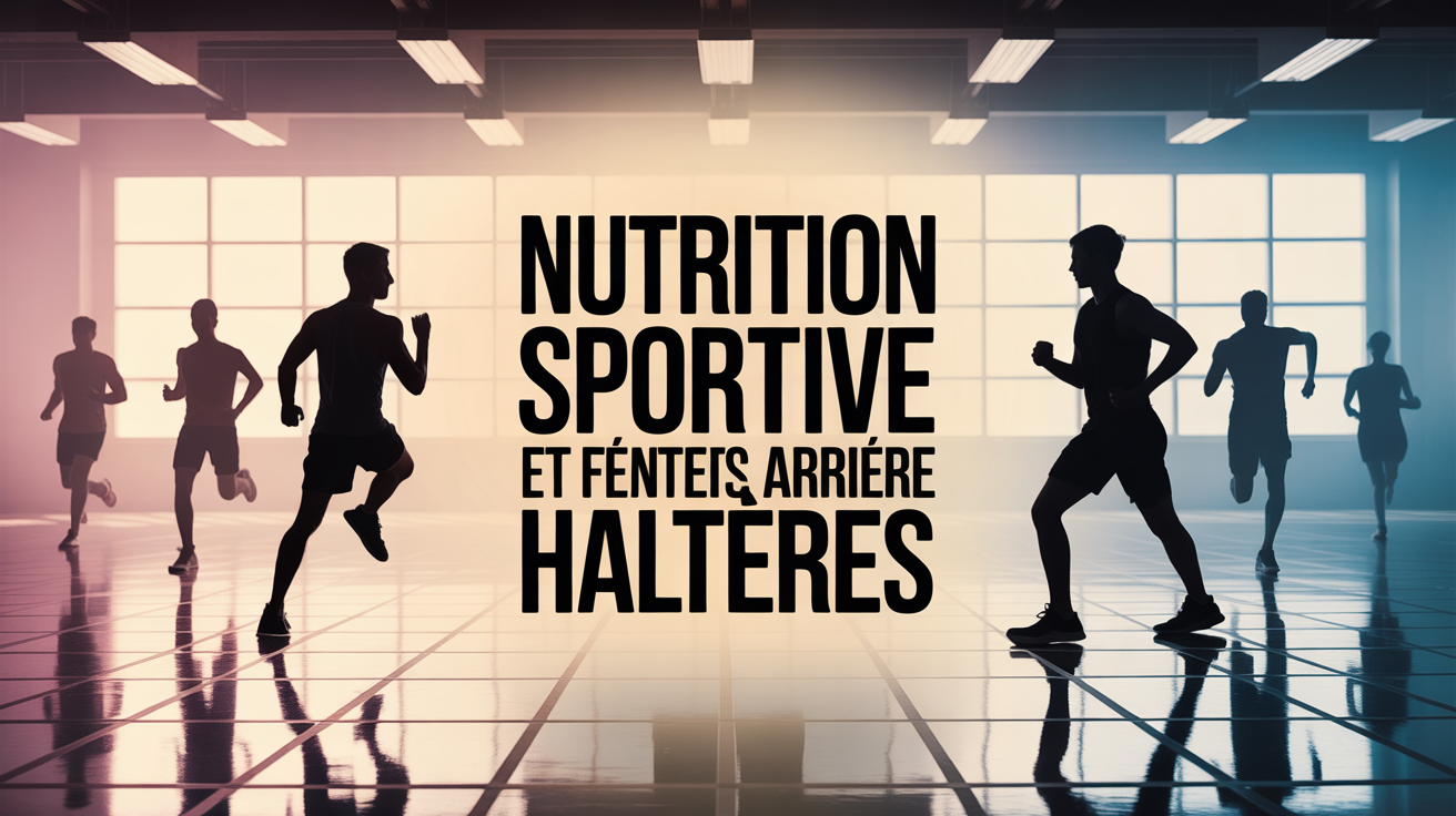 salle de sport dynamique nutrition sportive fente arriere halteres