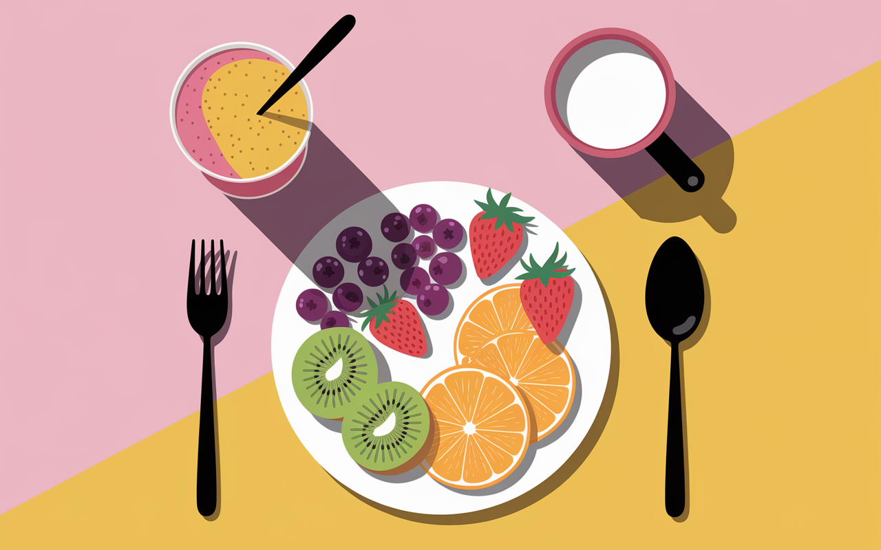 assiette de fruits vitamine c et recettes anti carence