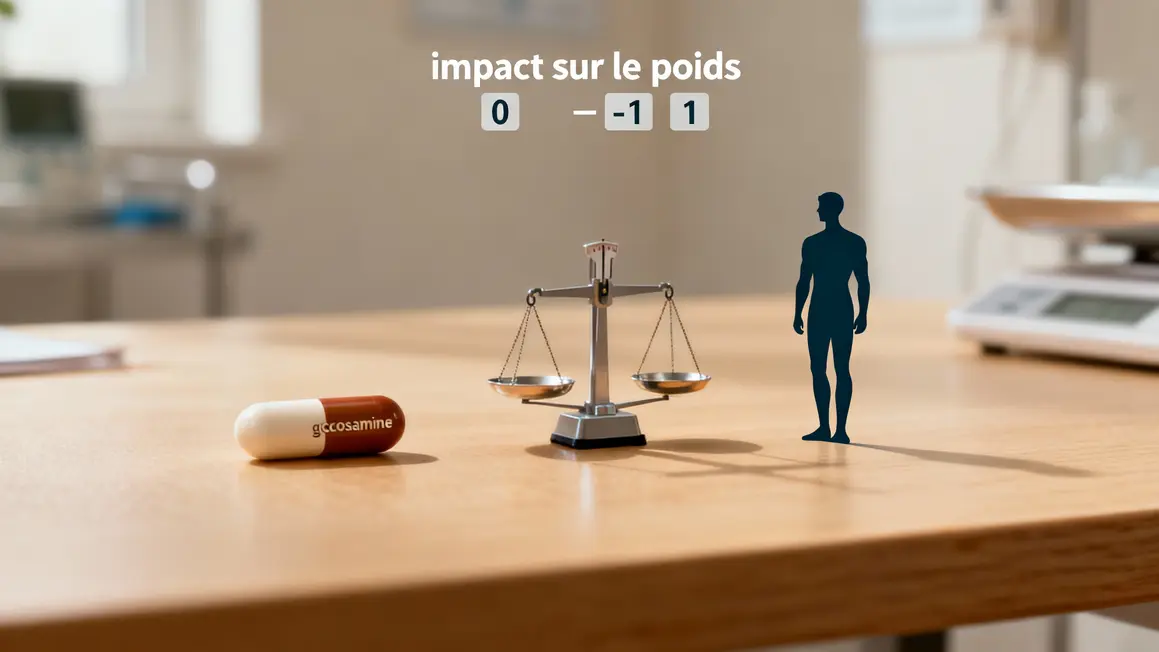 glucosamine tableau impact poids