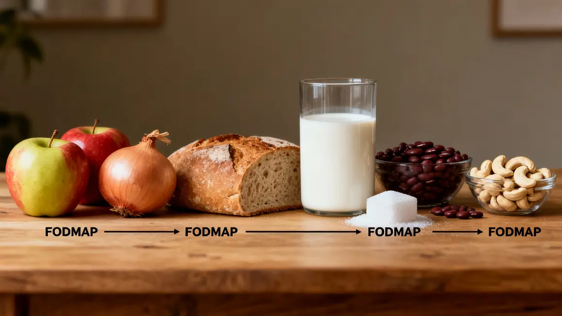 Tableau aliments FODMAP a eviter illustration