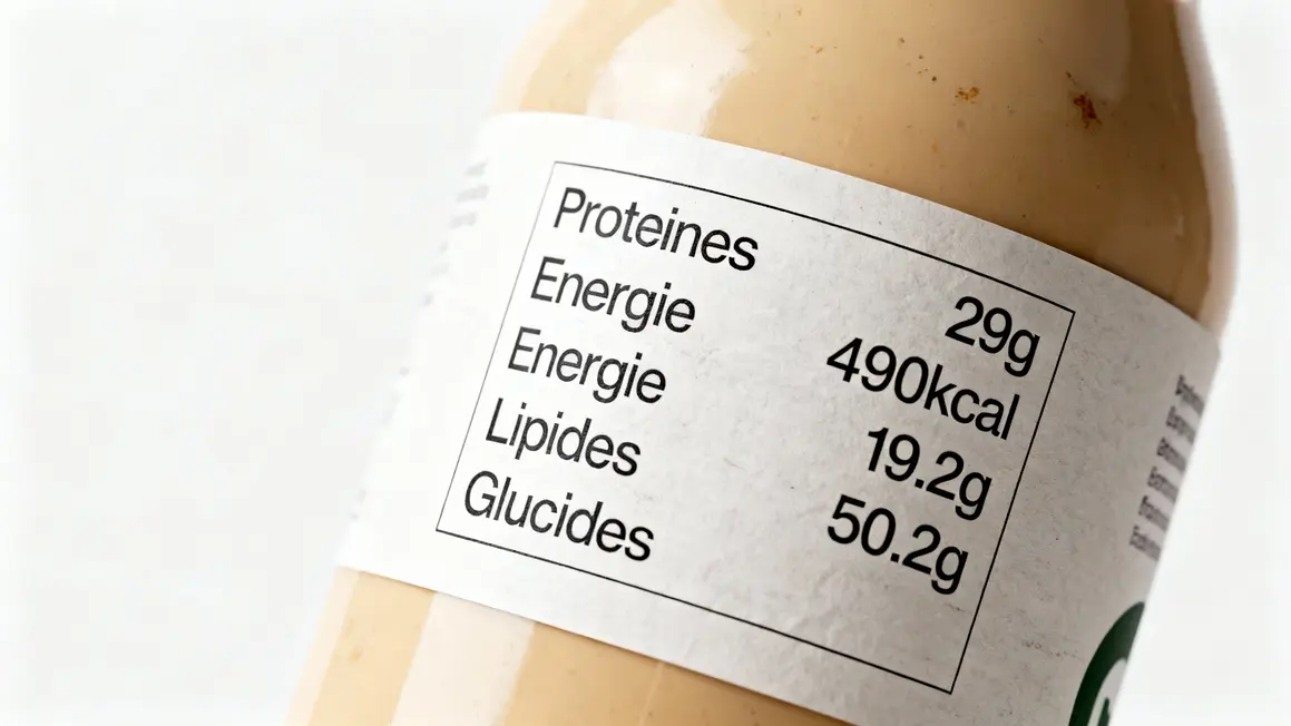 Fiche nutrition Fortimel Protein 200 ml chiffres