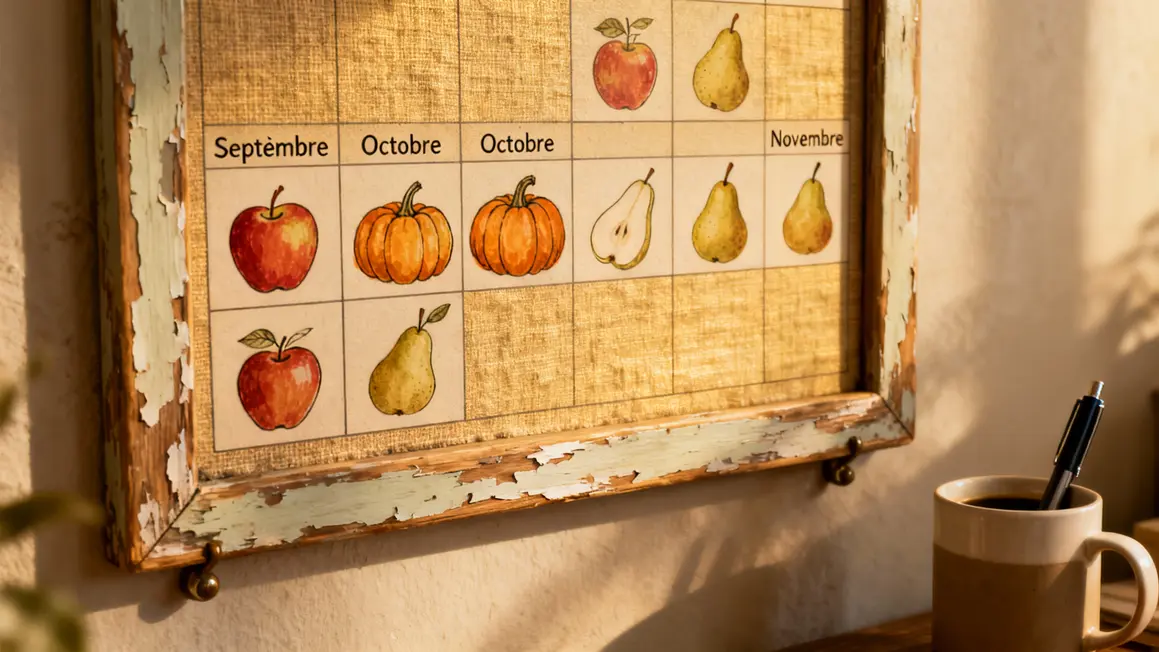 calendrier fruits de saison automne par mois