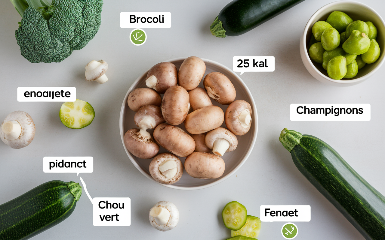 table aliments faibles calories que faut il manger pour perdre du poids