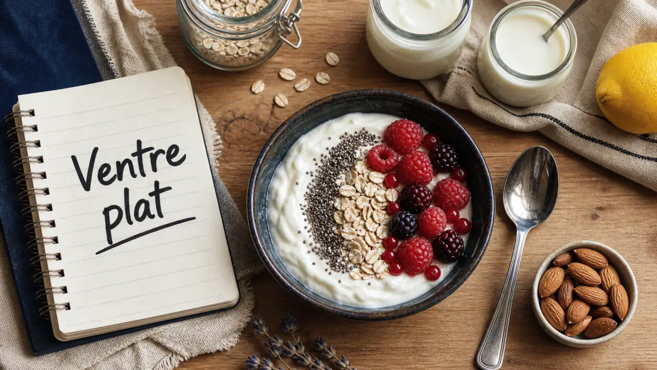 Recette pour maigrir le ventre : skyr chia fruits rouges